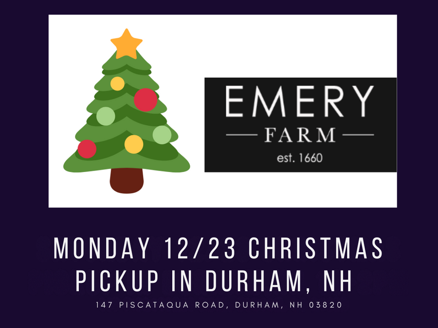 aChristmas Pick Up Monday 12/23 in Durham, NH